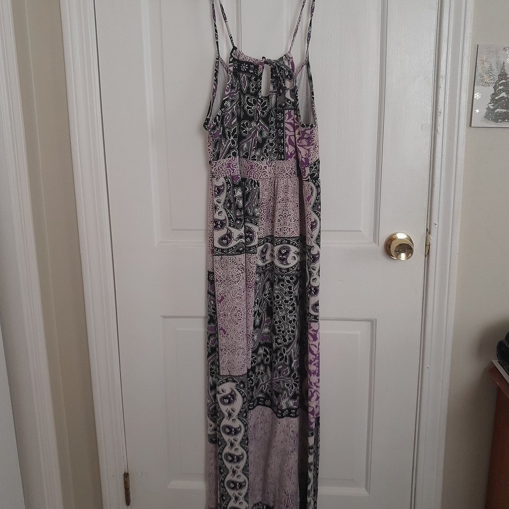 Mossimo Supply Co. Strapless Dress - Black and Purple